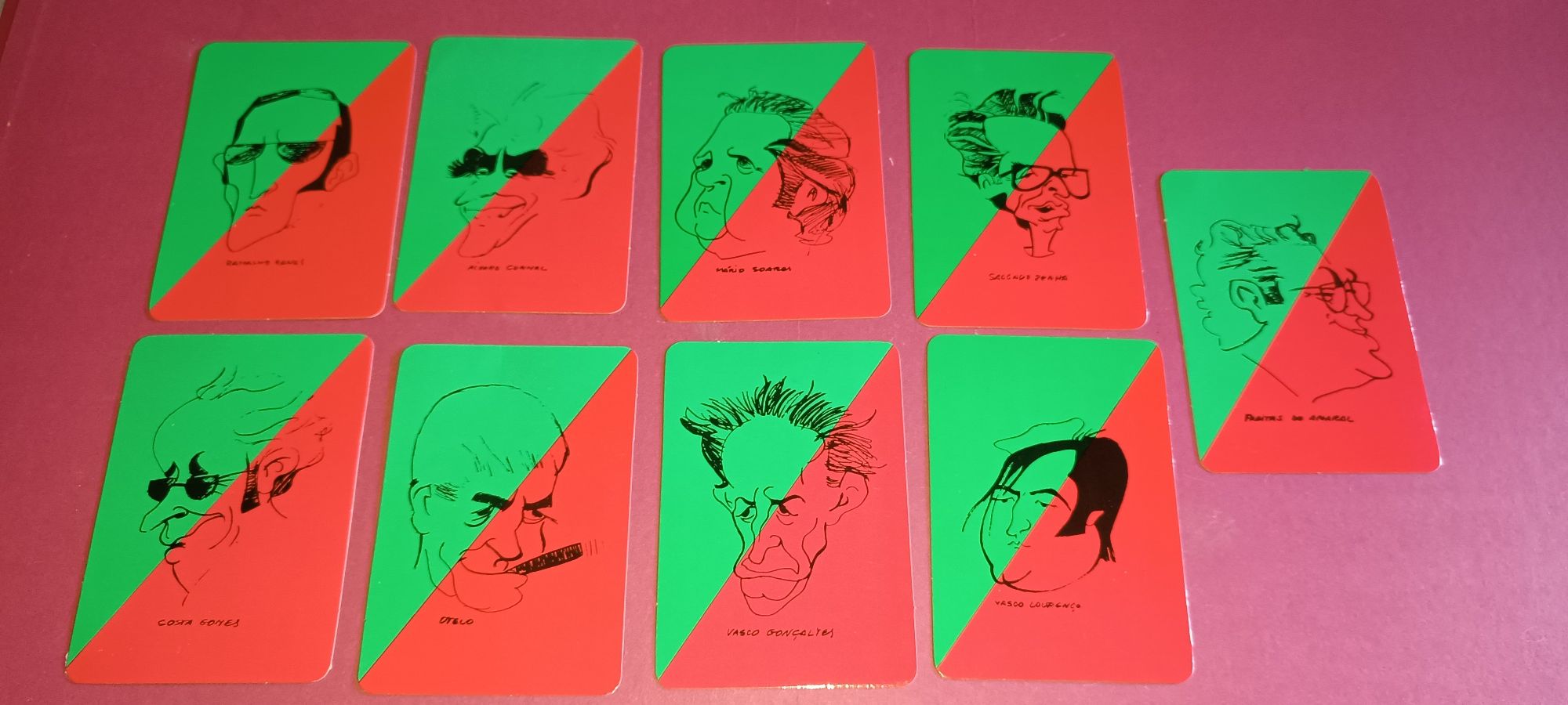 Raros e antigos calendários caricaturas políticos pós 25 de abril 1985