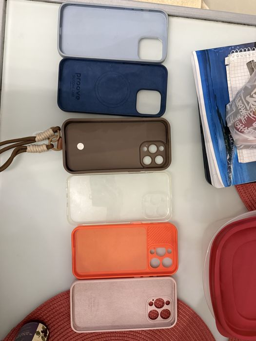 чехлы 6 шт на iphone 15 pro max