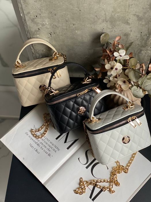 Сумочка бочонок в трьох кольорах