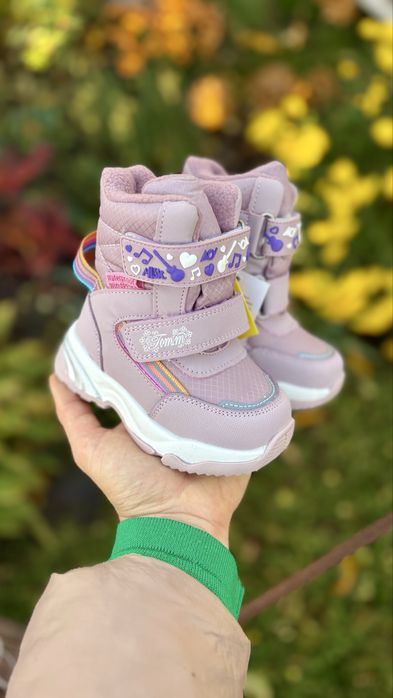 Термоботинки для дівчаток 25 розмір