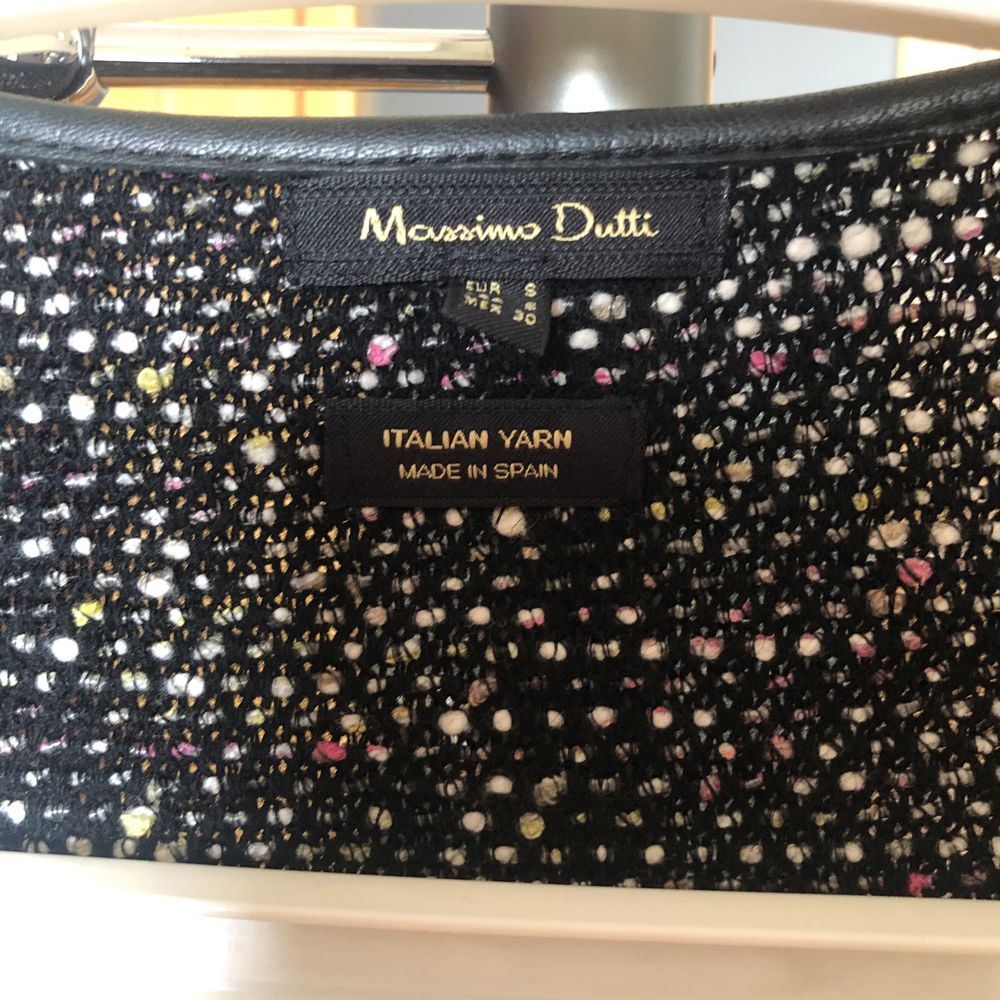Casaco preto Massimo Dutti - S