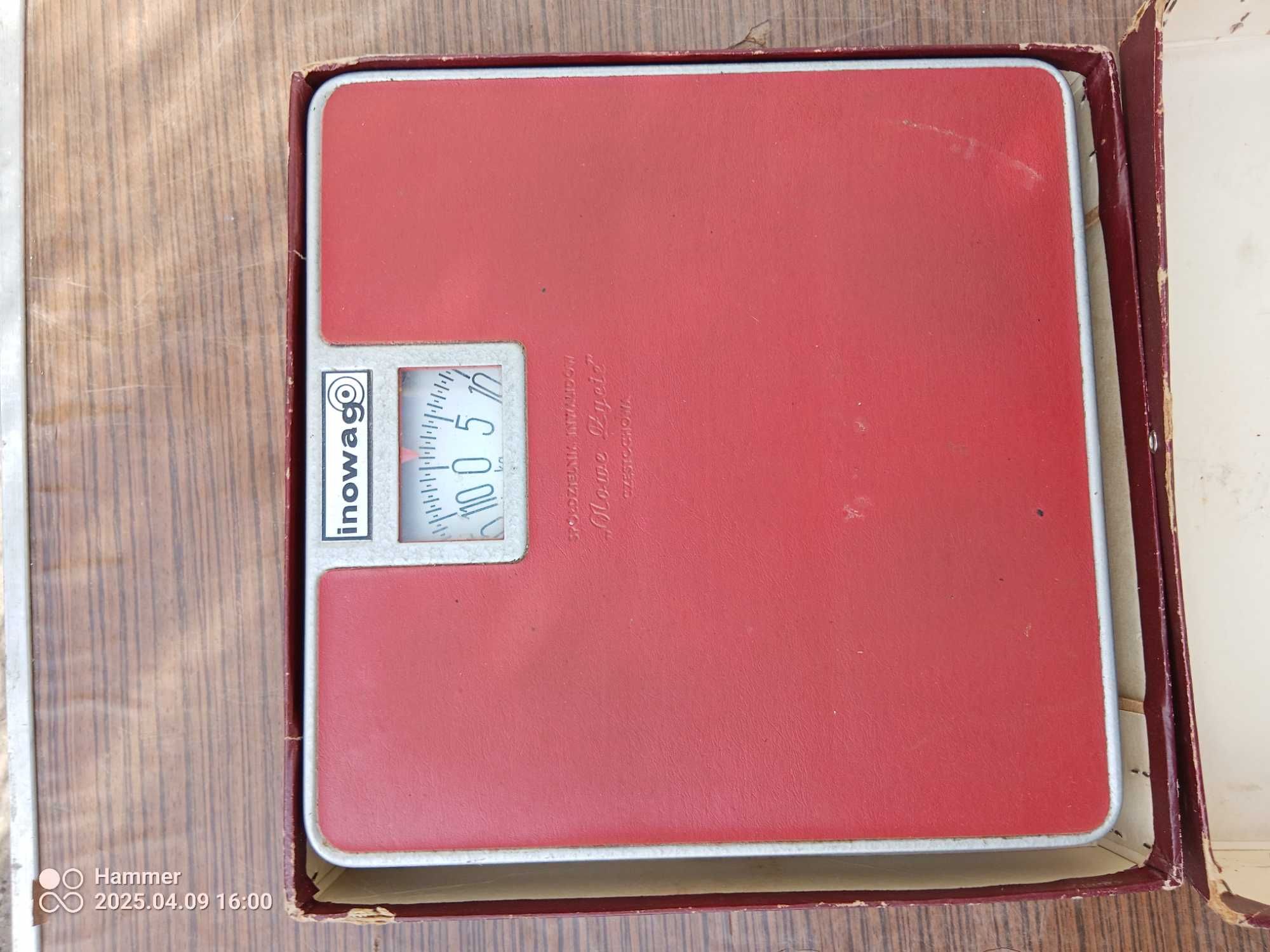 waga łazienkowa  INOWAG PRL Vintage retro - nie używana