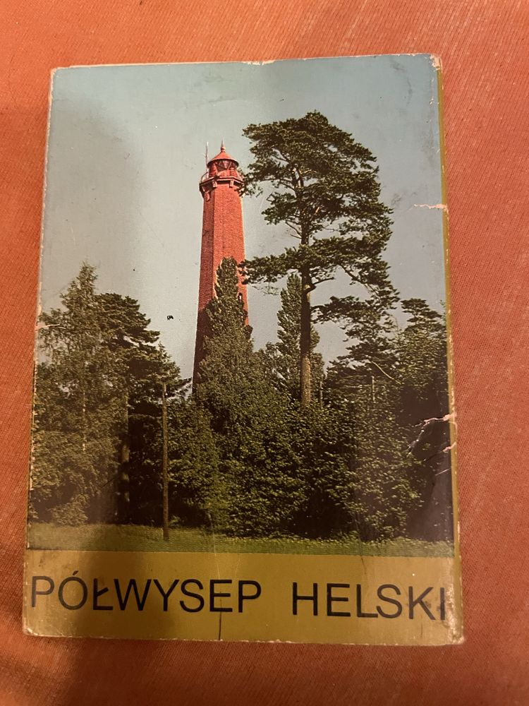 Bloczek stare harmonijkowe mini pocztówki widokówki Półwysep Helski