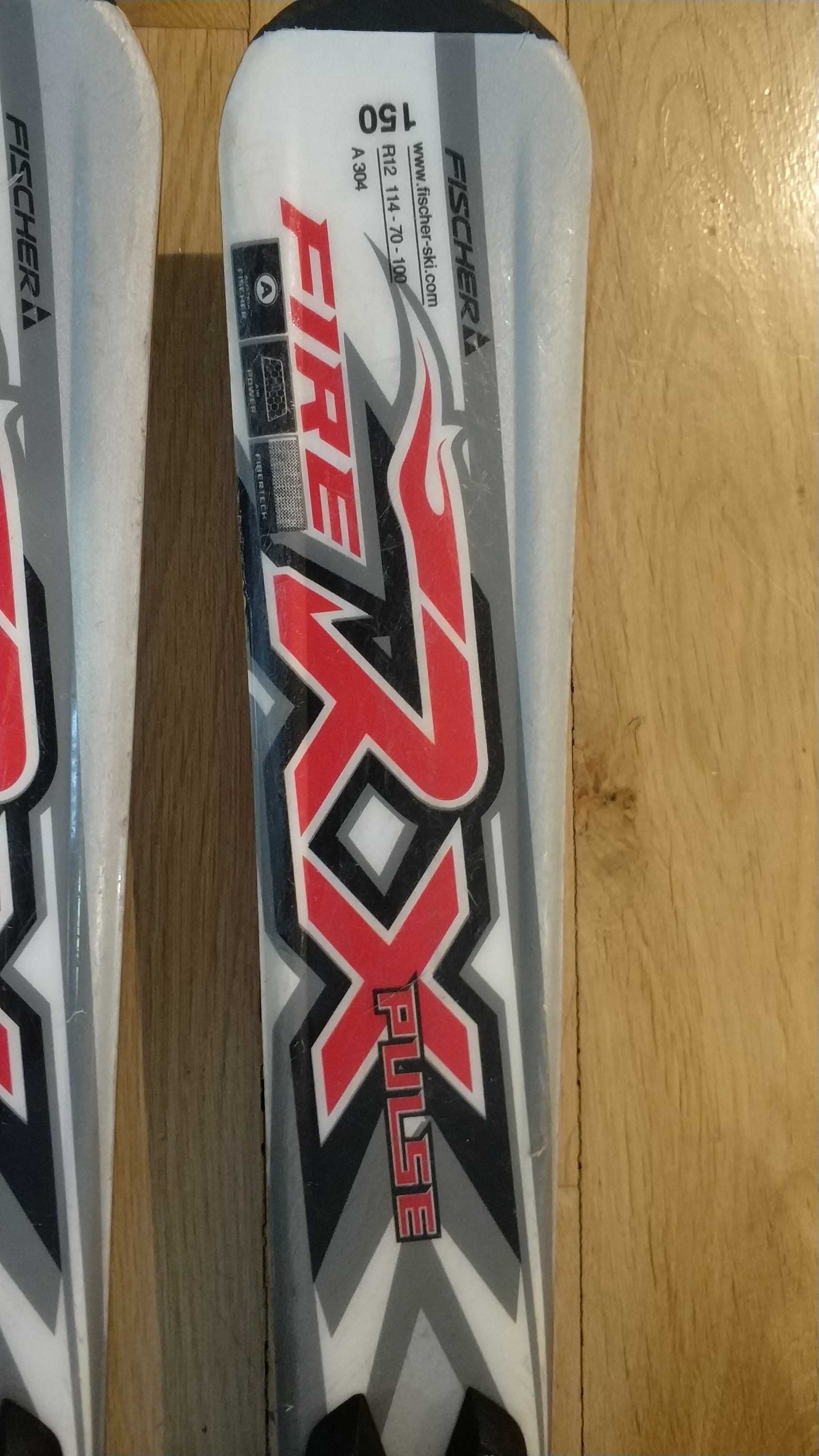 Narty Fischer RX fire pulse 150 + buty Nordica BXR 250-255