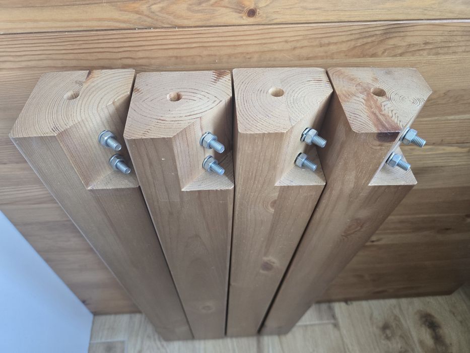Składany stół z litej sosny. IKEA STORNAS. Duży,ciężki stół rozkładany