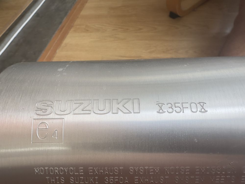 Ponteira escape original Suzuki Gsxr 600 k1