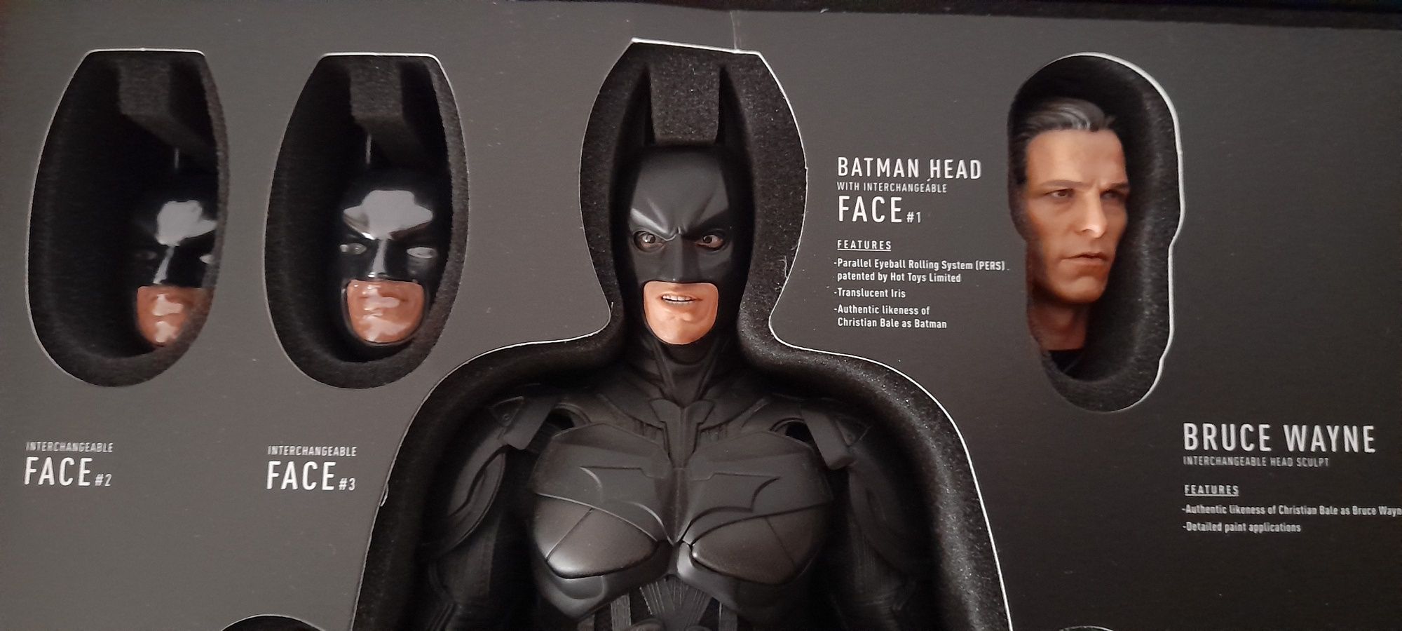 Batman dark knight  rises  hot toys 1/6 sideshow novo