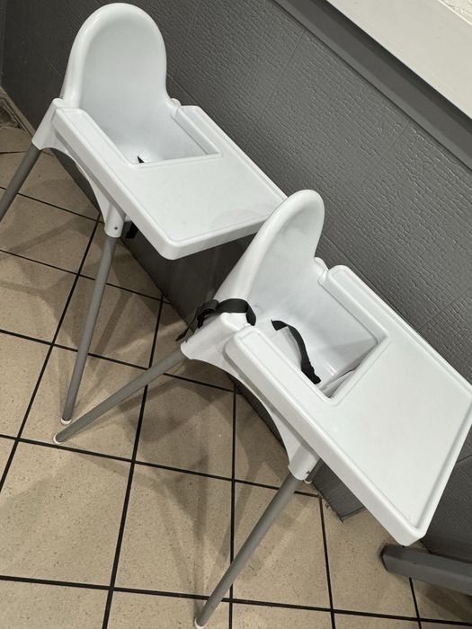 Lote de duas cadeiras de bebe