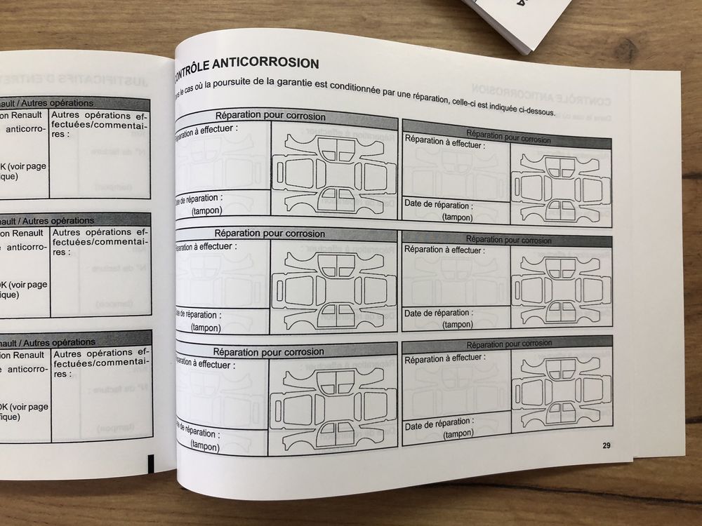 Сервисная книга сервісна книжка рено renault