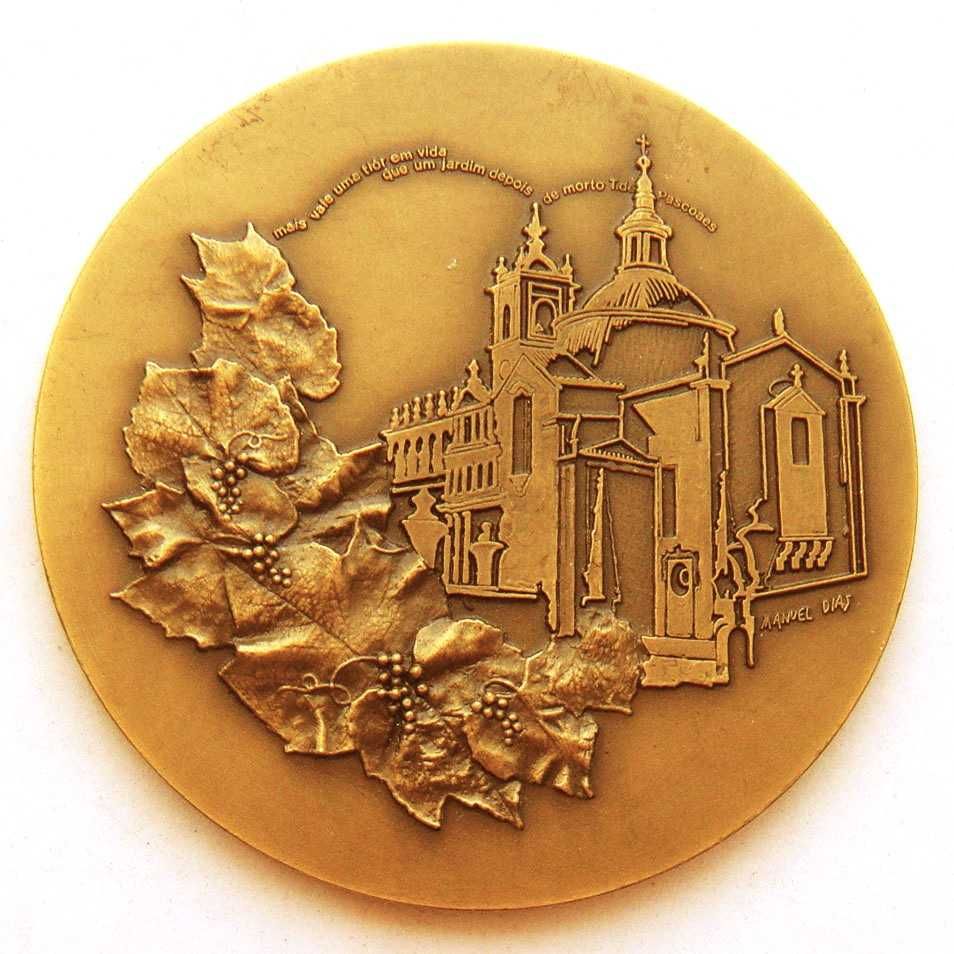 Medalha de Bronze Videira Uvas Igreja e Convento São Gonçalo Amarante