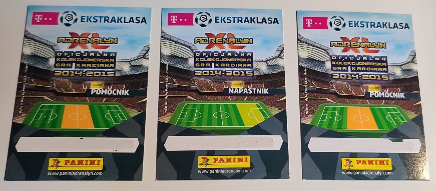 1x TOP MISTRZ & 2x LIMITED EDITION Ekstraklasa 2014/2015 (Panini)