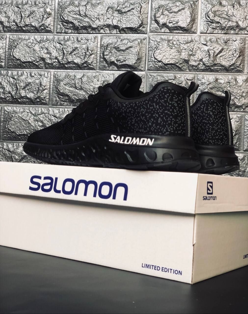 Кроссовки Мужские Salomon Черный Летние кроссовки Саломон