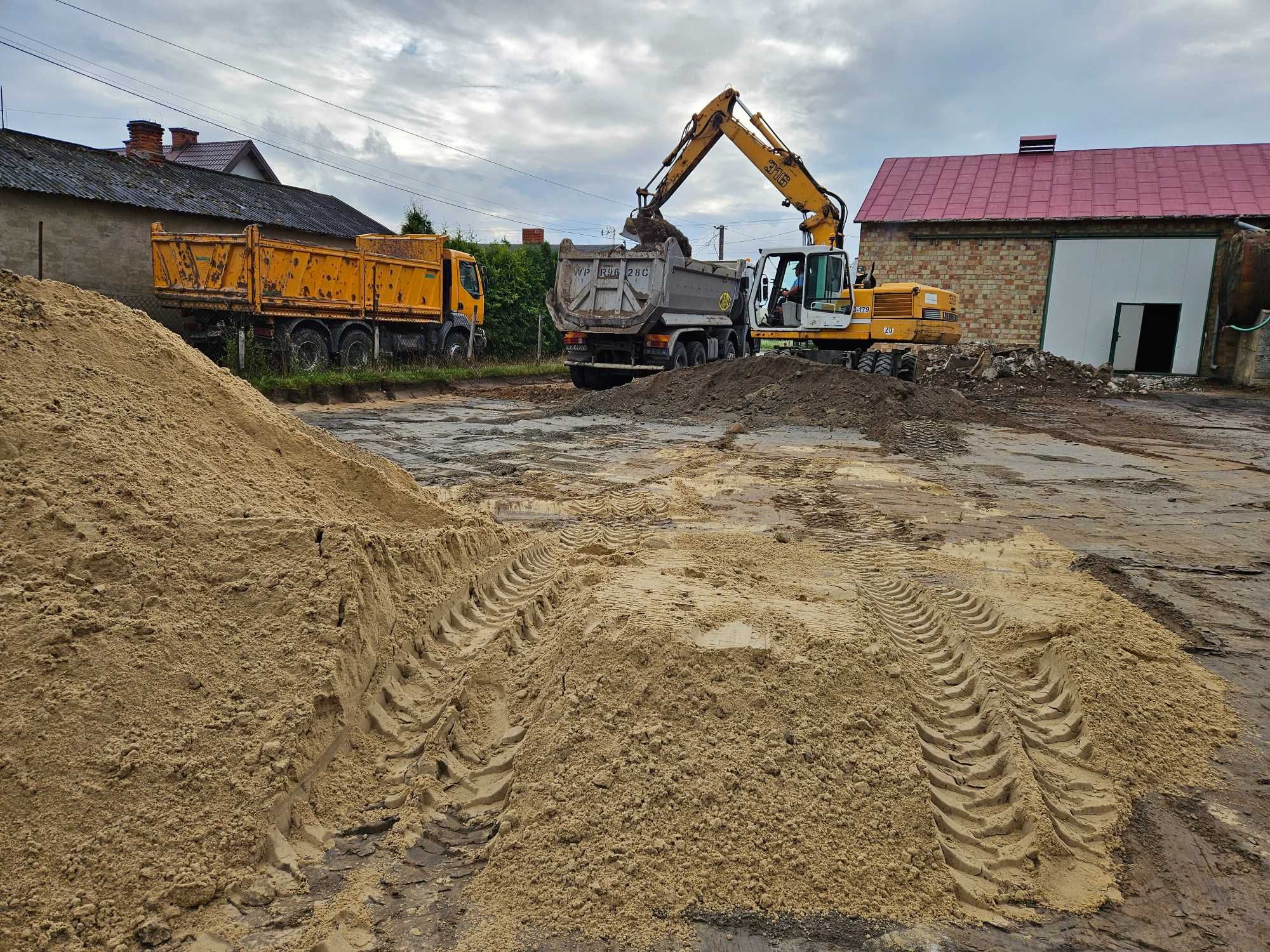 Wywóz odpadów budowlanych gruzu gliny ziemi 27 ton