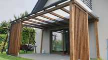 Pergole zabudowy tarasów wiaty tarasy pergola wiata