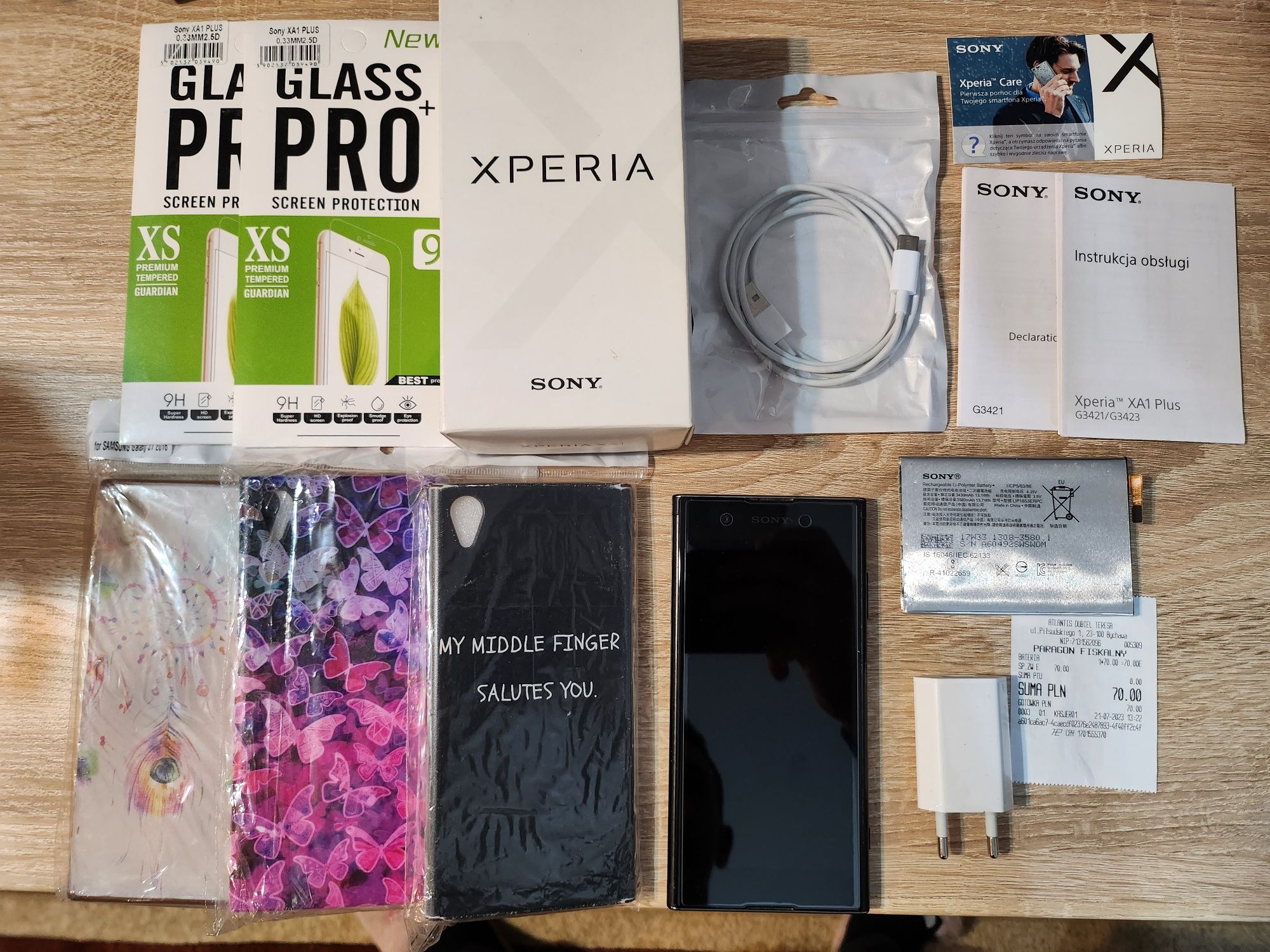 Sony Xperia XA1 Plus + motorola oppo samsung a8 j7 j6 s7