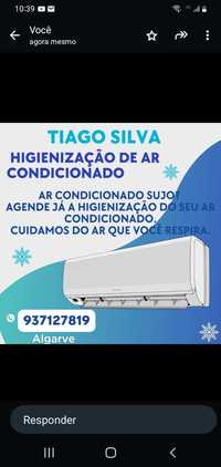 Higienização de ar condicionado