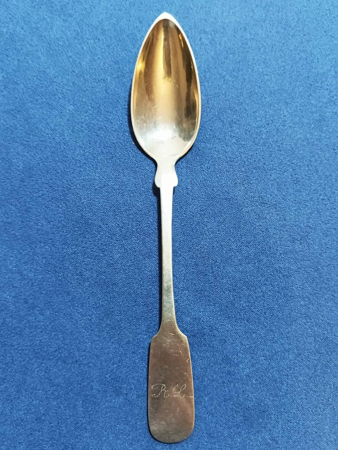 Srebrna łyżeczka z 1850r