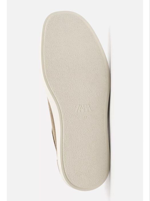 Шкіряні топсайдери ZARA