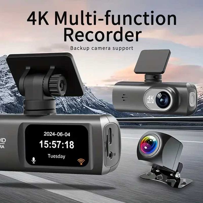 4K Ultra HD відеореєстратор з 128ГБ SD-картою