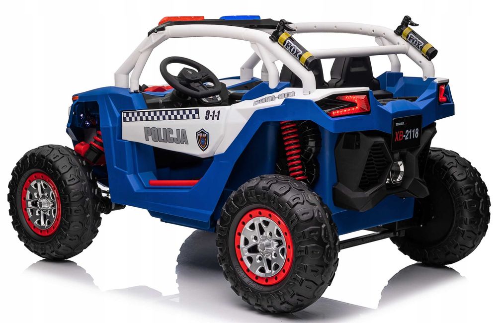 Машина на аккумуляторе Детская машина BUGGY POLICE 4x4 24V