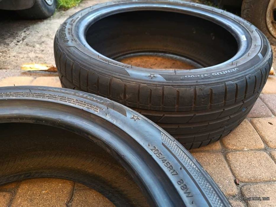205/45R17 88W HANKOOK Ventus S1 Evo3 K127 Extra Kontrol RIM 2022~7,5mm