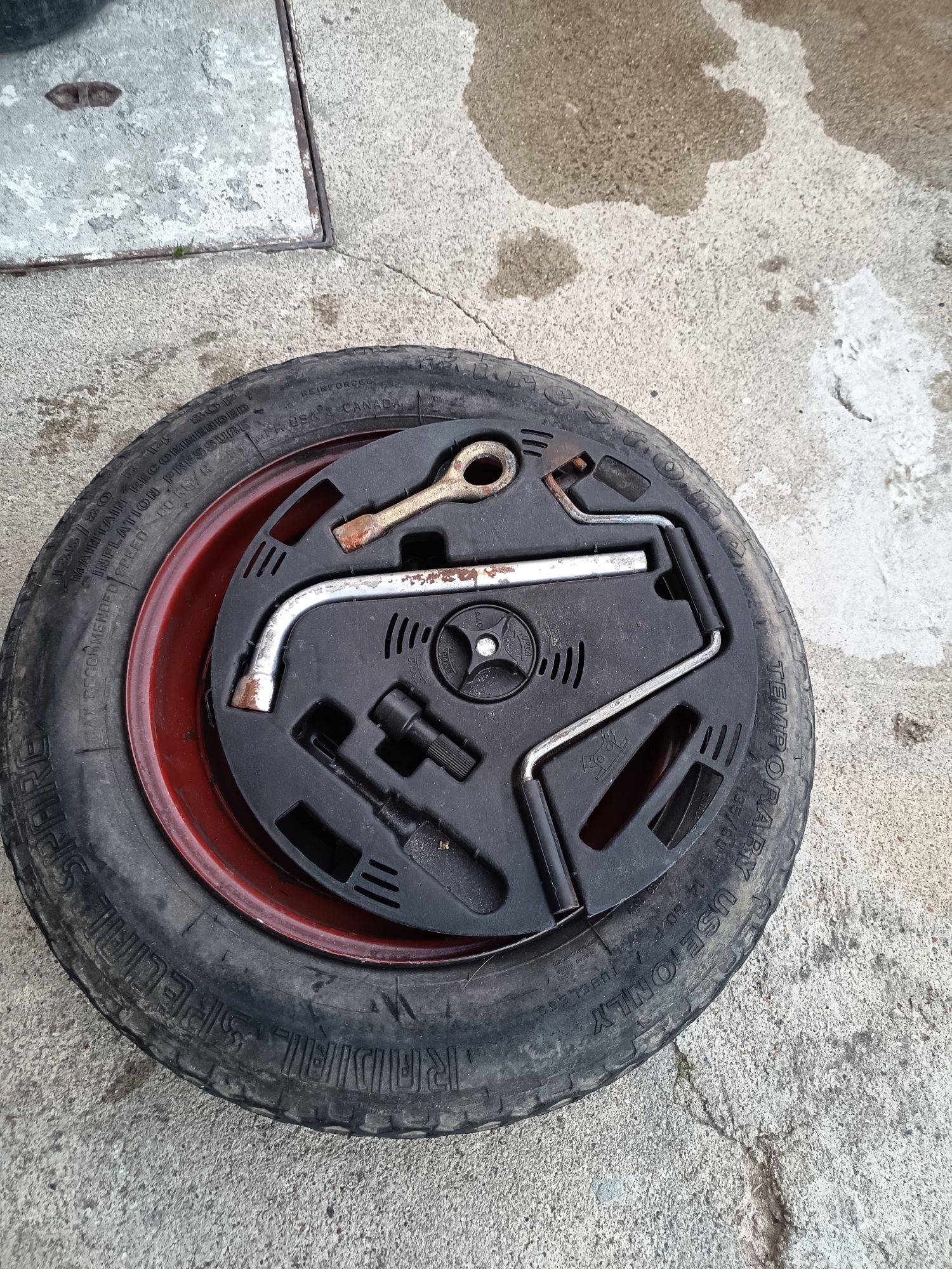 Pneu suplente Fiat Punto mk1