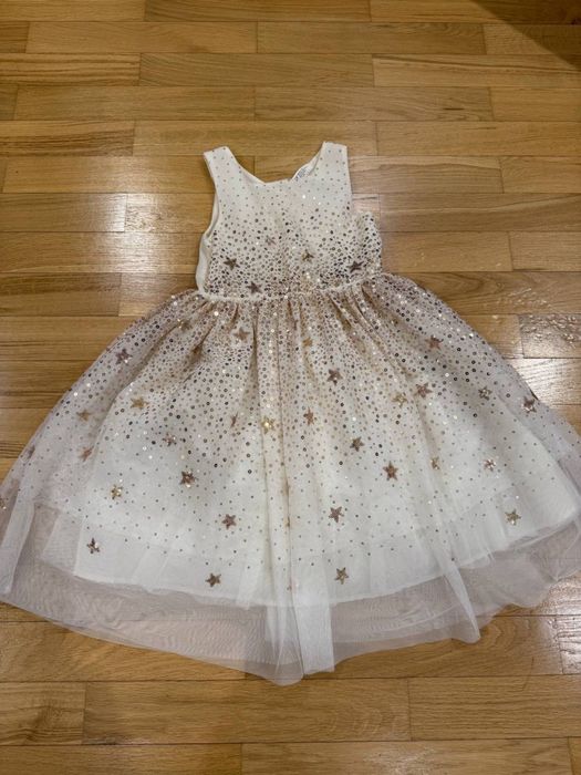Белое платье H&M 5-6 лет 116см