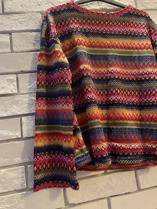 Sweter kolorowy damski