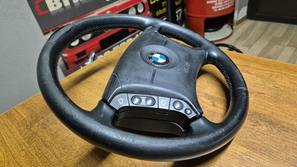 BMW E46 Kierownica Skóra Multifunkcja Poduszka AirBag Polift nr 16