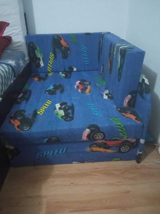 Tapczan dziecięcy łóżko sofa rozkładana kanapa