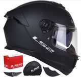 Kask integralny LS2 FF808 STREAM II SOLID MATT z blendą wygodny
