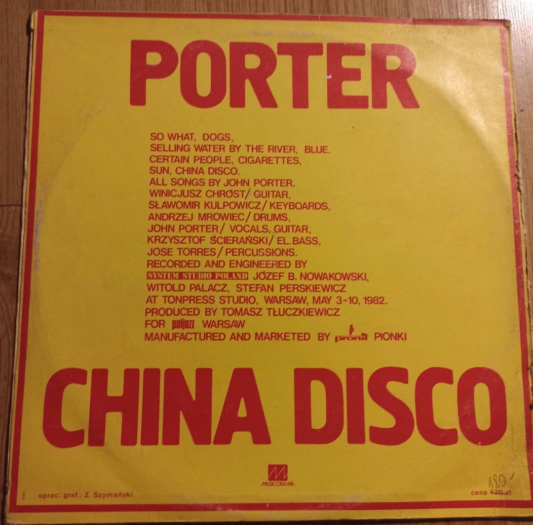 John Porter "China Disco"