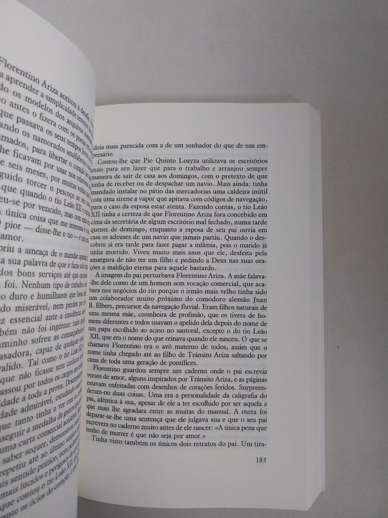 O amor em tempo de cólera. Portes incluídos