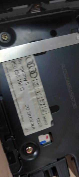 Radio RM CD Audi A4 B6 2 DIN brak kodu -195C