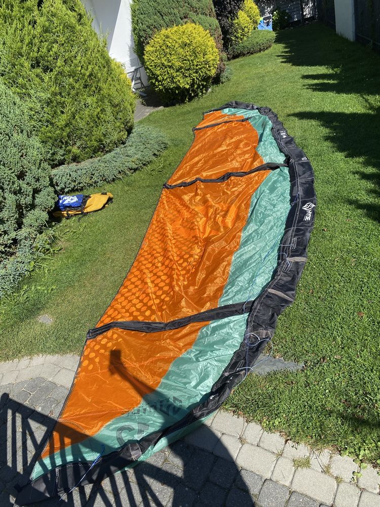 Kitesurfing (Jak Nowy!)/Latawiec 12m + Bar + Plecak + KOMPLETNY ZESTAW
