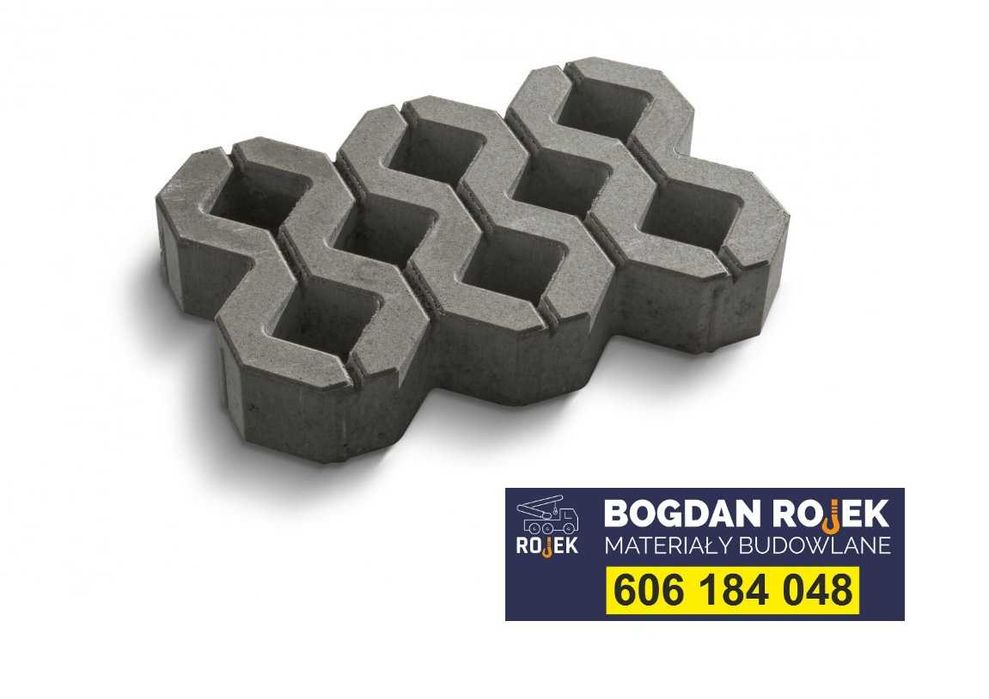 Płyta ażurowa betonowa MEBA podjazd skarpa parking