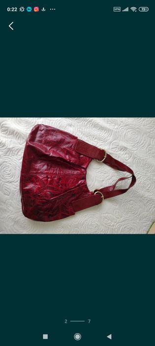 Шкіряна сумка жіноча
