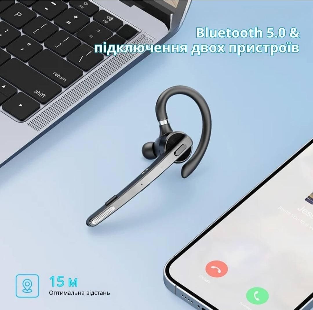 New Bee M53 новейшая модель с активным шумоподавлением кейс для заряда