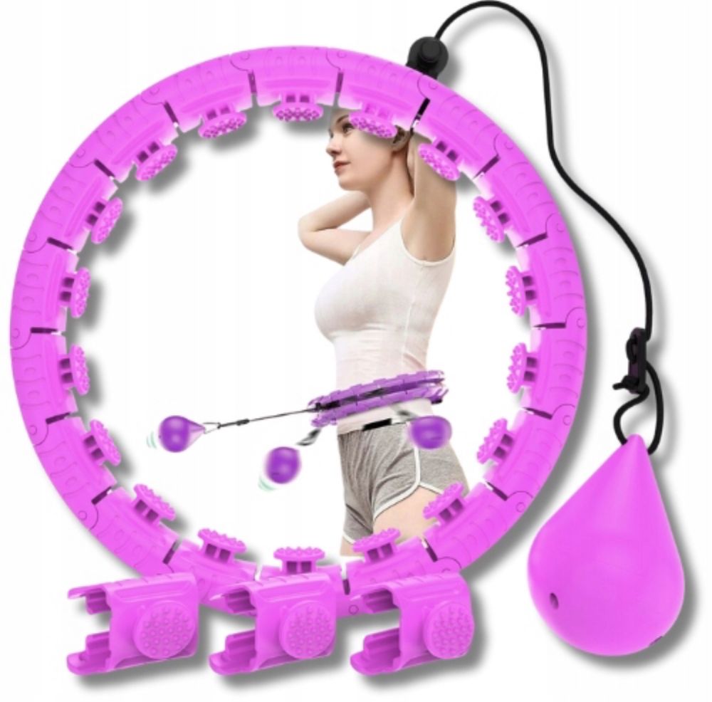 Hula hop z obciążwniem jak nowe