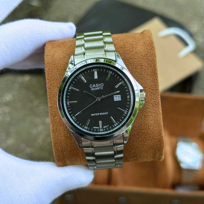 Наручний годинник Casio MTP-1183A Silver/Black | наручные часы | Касио