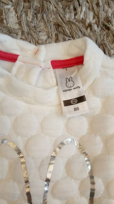 Bluza królik biała elegancka
