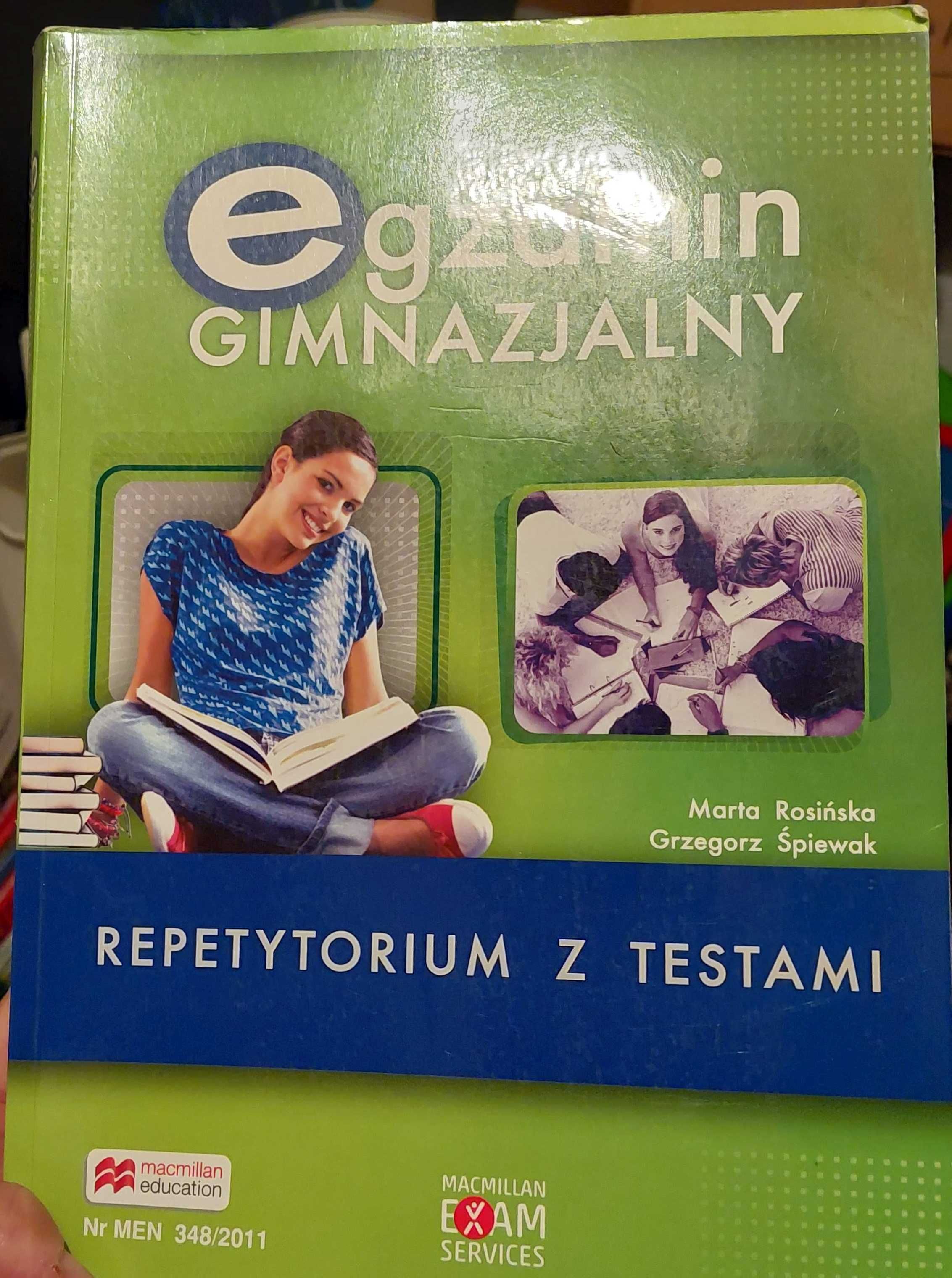 Podręczniki gimnazjum: geografia, matematyka, WOS, polski, niemiecki