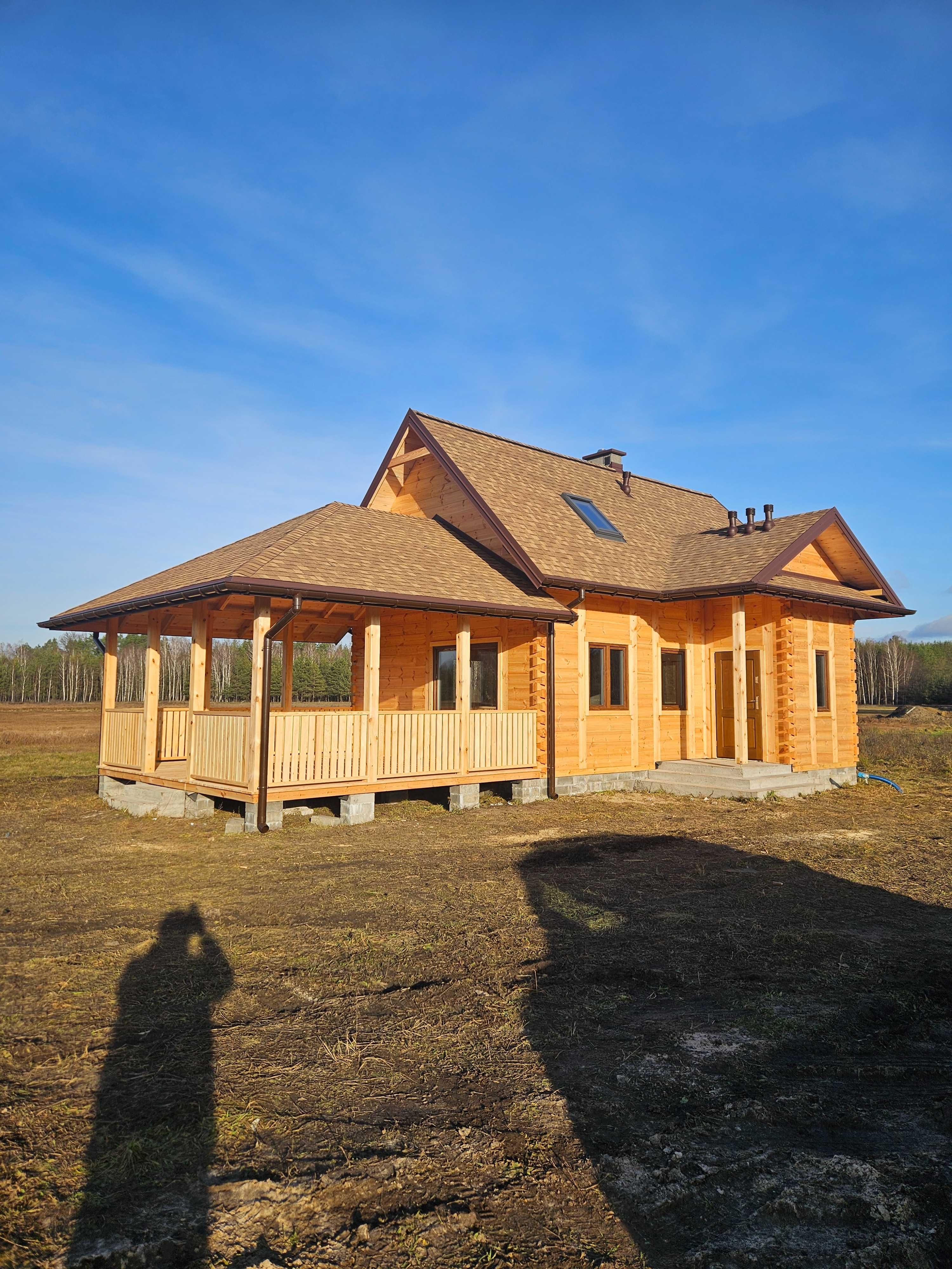 Dom z bala na działce 2000m2 . Realizacja 2025/2026