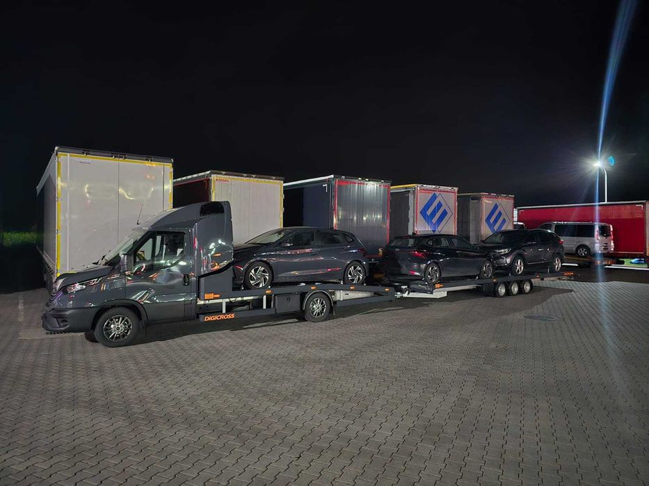 Wynajem Lawety na 2 auta  Auto-lawet Wypożyczalnia Pomoc Drogowa
