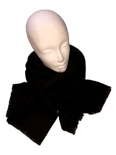 Szal damski czarny