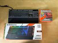 SteelSeries Apex 7 Brown + custom keycapy