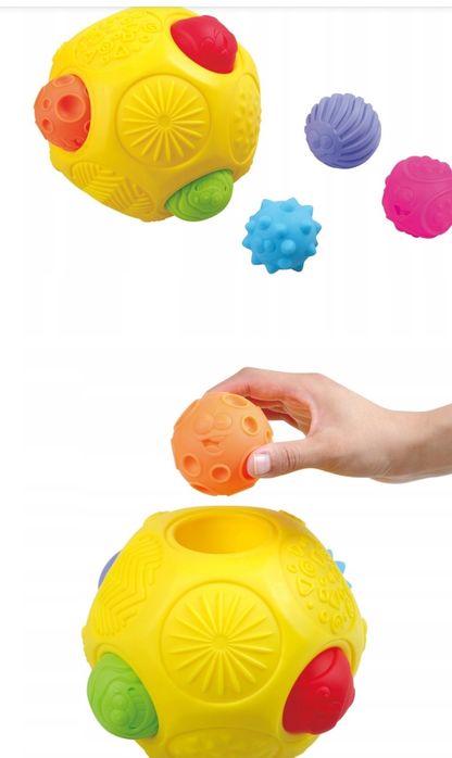 Piłka sensoryczna edukacyjna dumel flexi