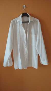 Męska klasyczna kremowa koszula w paseczki 37-38 M/L Witex Vintage