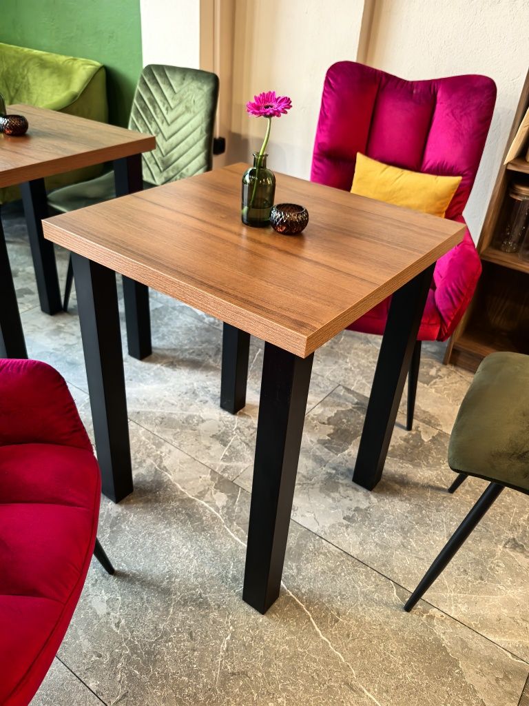Stoliki drewniane kawiarniane stolik 60x60