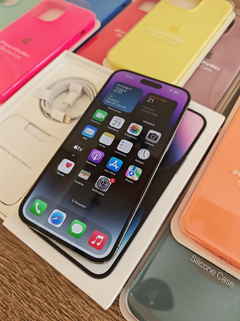 iPhone 14 Pro Max 256GB Roxo Em  Bom estado Aceito Retomas